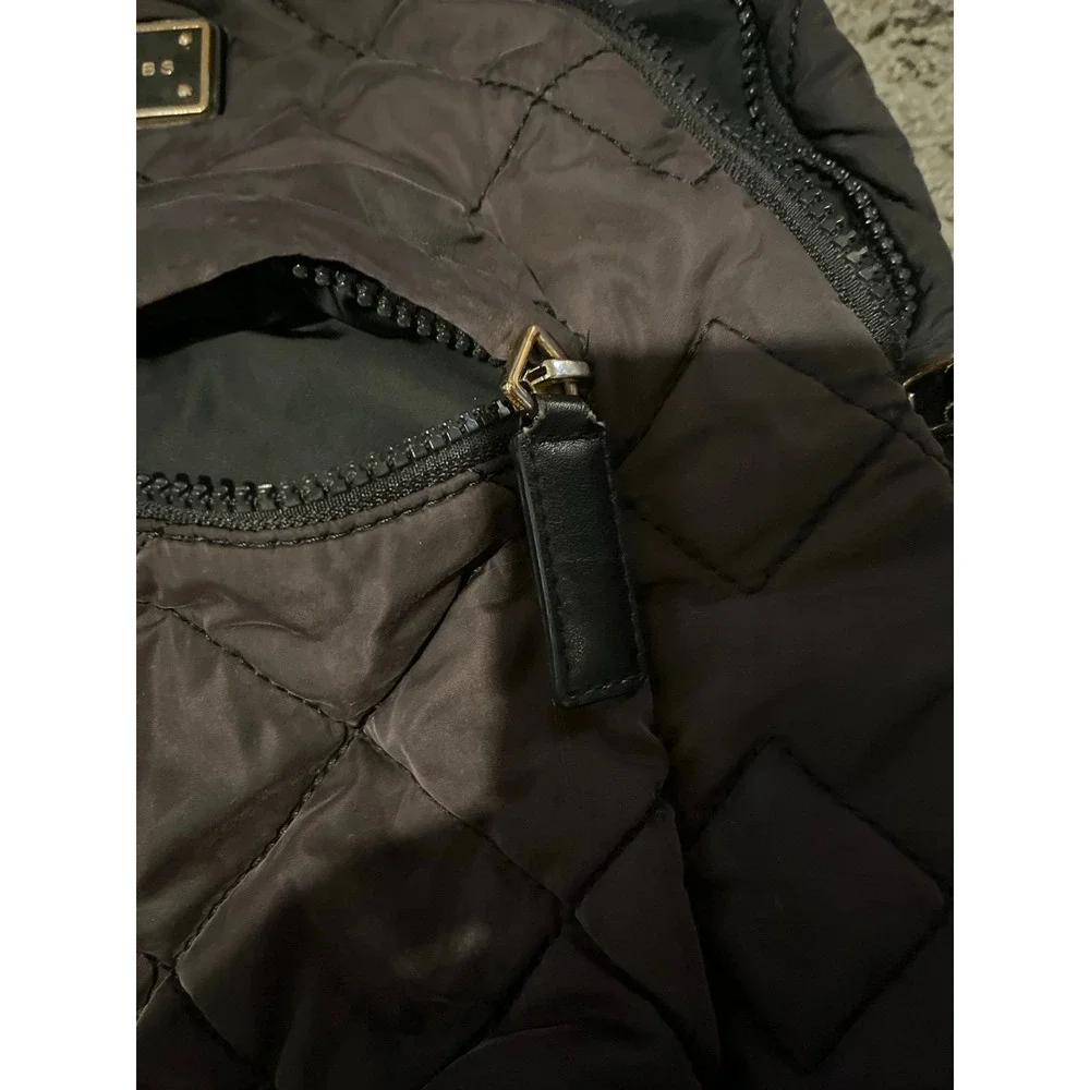 MARC JACOBS Quilted Nylon Backpack Black Quilted School Medium Capsule